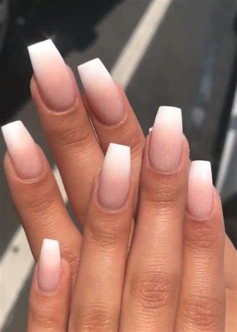 ombre nails nude and white|15 Gorgeous Nude Ombre Nails For Your Classy Era